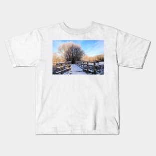 River Bridge, Nantwich Kids T-Shirt